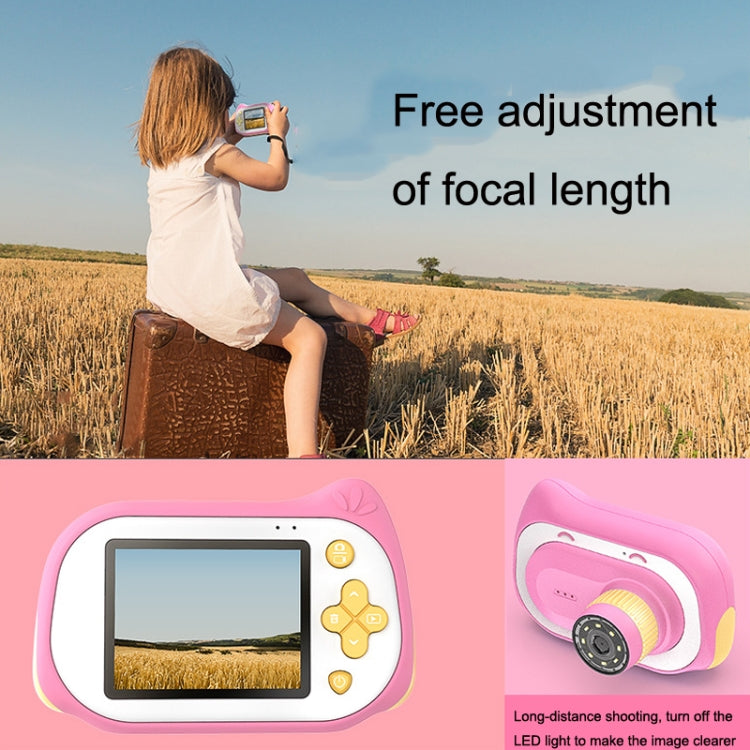 Inskam312 Children Zoom Macro Digital Camera Pink - Consumer Electronics by buy2fix | Online Shopping UK | buy2fix