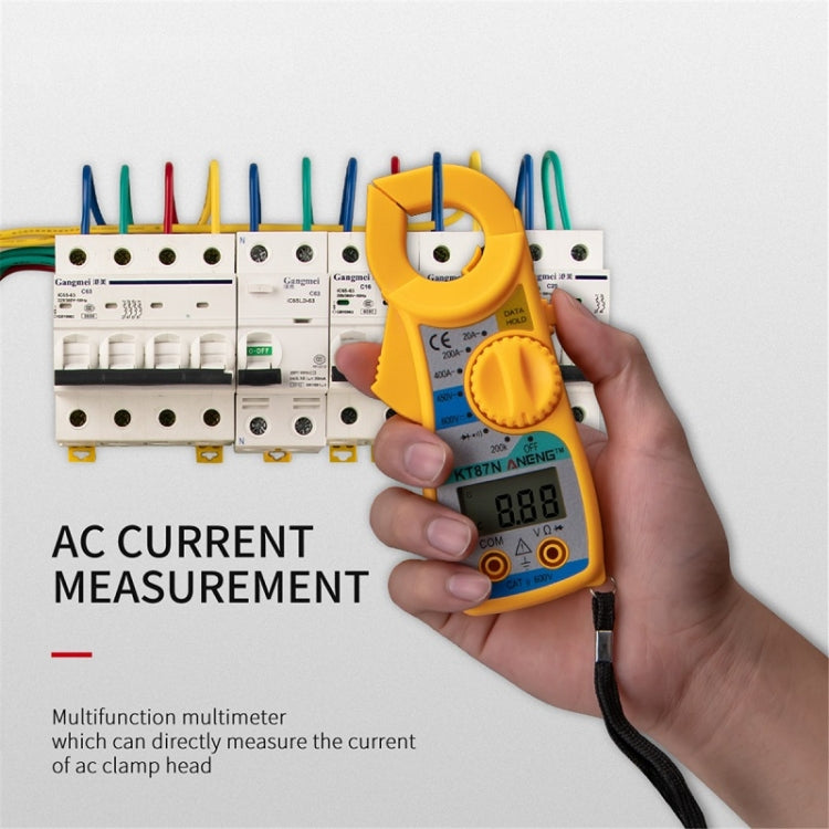 ANENG KT-87N Clamp Voltage And Current Measuring Multimeter(Blue) - Consumer Electronics by ANENG | Online Shopping UK | buy2fix