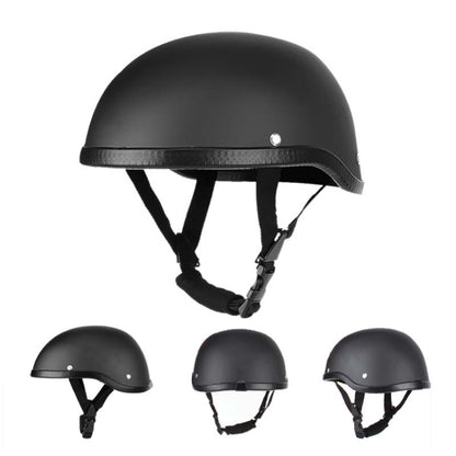 BSDDP A0315 Summer Scooter Half Helmet(Bright Black) - Protective Helmet & Masks by BSDDP | Online Shopping UK | buy2fix