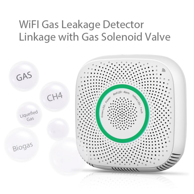 TY-GSA-87 Smart Home WIFI Gas Detector, Specification: EU Plug - Security by buy2fix | Online Shopping UK | buy2fix