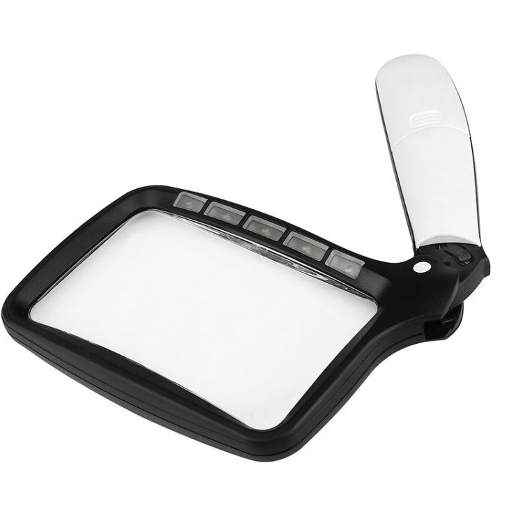 10863 3X LED Light Folding Handheld Magnifier - Consumer Electronics by buy2fix | Online Shopping UK | buy2fix