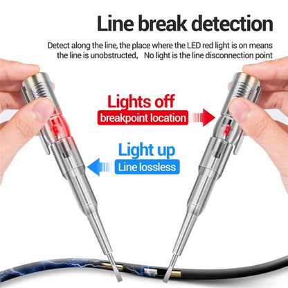 ANENG 3 PCS Multi-Function Induction High-Brightness Transparent Test Pen Screwdriver(B09) - Voltage Detector by ANENG | Online Shopping UK | buy2fix