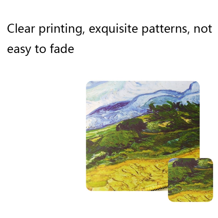 400x900x5mm Locked Am002 Large Oil Painting Desk Rubber Mouse Pad(Starry Night) - Mouse Pads by buy2fix | Online Shopping UK | buy2fix