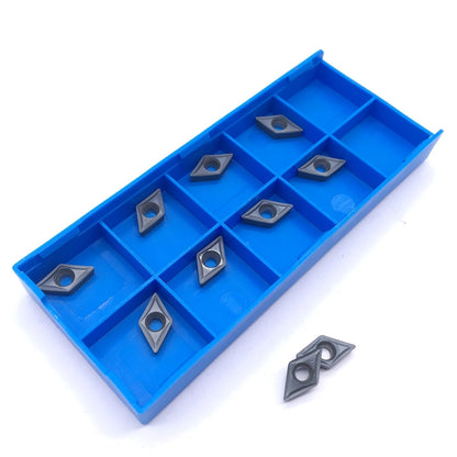 10 PCS DCMT070204 SM 907/908 Carbide Coated CNC Inserts - Others by buy2fix | Online Shopping UK | buy2fix