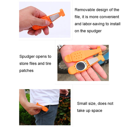 Multifunctional Bicycle Tire Changing Tool, Color: Orange+5 Tire Patches - Outdoor & Sports by buy2fix | Online Shopping UK | buy2fix