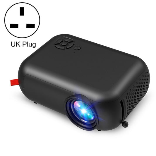 A10 480x360 Pixel Projector Support 1080P Projector ,Style: Basic Model Black (UK Plug) - Consumer Electronics by buy2fix | Online Shopping UK | buy2fix