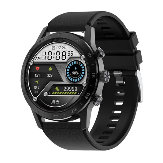 LOANIY DT70 Analog Digital Dual Display Smart Call Watch(Black Silicone) - Smart Wear by LOANIY | Online Shopping UK | buy2fix
