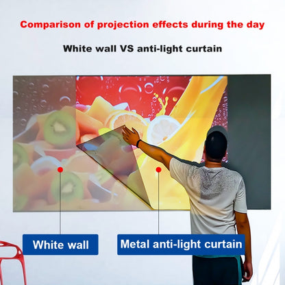 Folding Metal Anti-Light HD Projection Curtain, Size: 72 inch 4:3 148x105cm - Consumer Electronics by buy2fix | Online Shopping UK | buy2fix