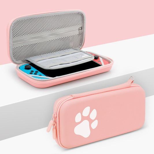 Baona BN-F005 Cat Paw Pattern Cconsole Storage Bag For Switch (Pink) - Bags by Baona | Online Shopping UK | buy2fix