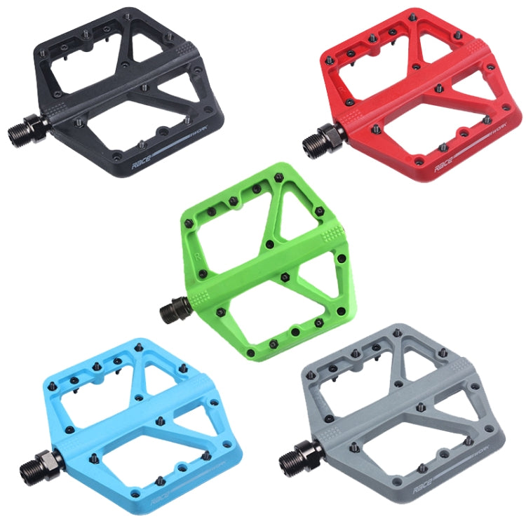 RACEWORK RK66 Mountain Bike Nylon Fiber Pedals(Blue) - Pedals by RACEWORK | Online Shopping UK | buy2fix