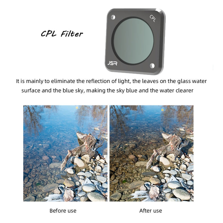 JSR   Action Camera Filters for DJI Action 2,Style: ND1000 - DJI & GoPro Accessories by JSR | Online Shopping UK | buy2fix