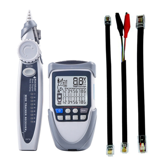 ET612 Network Cable Tester Wire Tracker Battery Voltage POE Test Multi-function Cable Tester - Consumer Electronics by buy2fix | Online Shopping UK | buy2fix