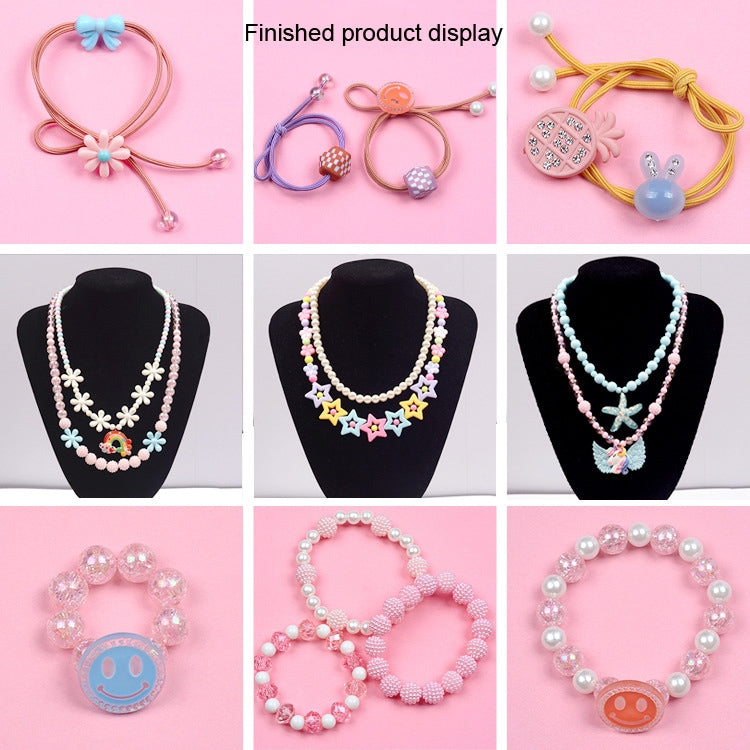 24 Grid Acrylic Beaded Kids DIY Necklace Bracelet Toys(Mix and Match 01 Models) - DIY Developmental Toys by buy2fix | Online Shopping UK | buy2fix