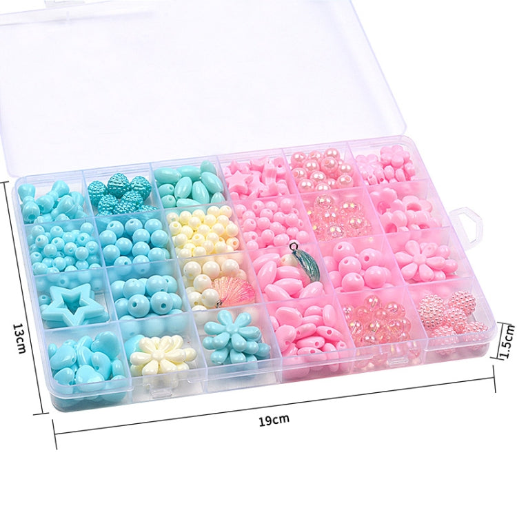 24 Grid Acrylic Beaded Kids DIY Necklace Bracelet Toys(Mix and Match 01 Models) - DIY Developmental Toys by buy2fix | Online Shopping UK | buy2fix