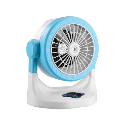 DFS003 Home USB Desktop Mini Air Conditioning Fan Dormitory Humidification Spray Cooler(Blue) - Consumer Electronics by buy2fix | Online Shopping UK | buy2fix