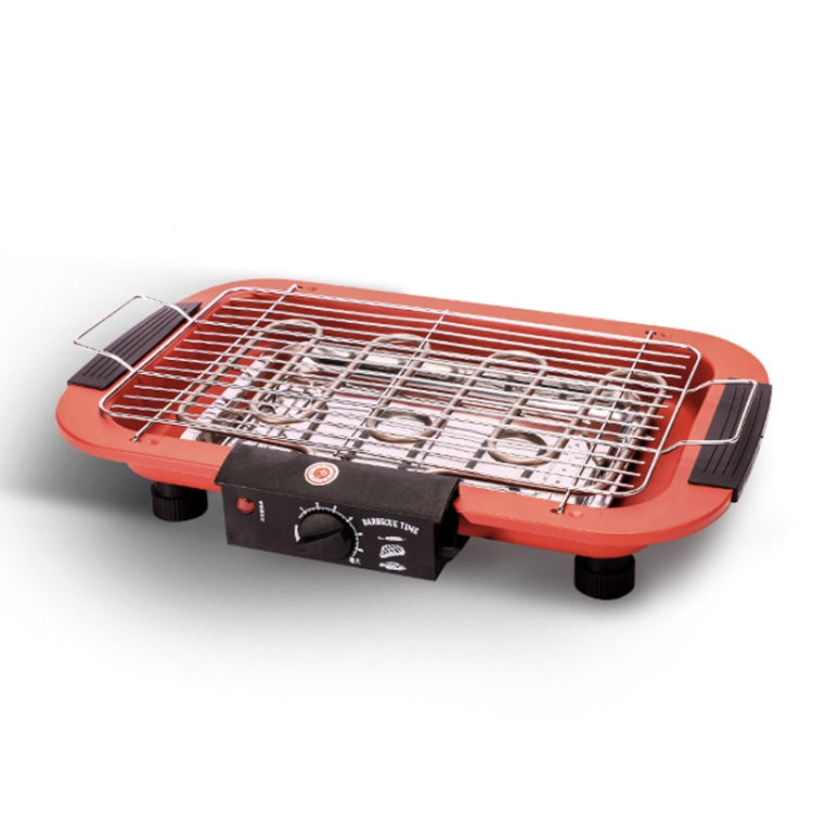 1800W Electric Grill Home BBQ Grill, EU Plug(Red) - Home & Garden by buy2fix | Online Shopping UK | buy2fix