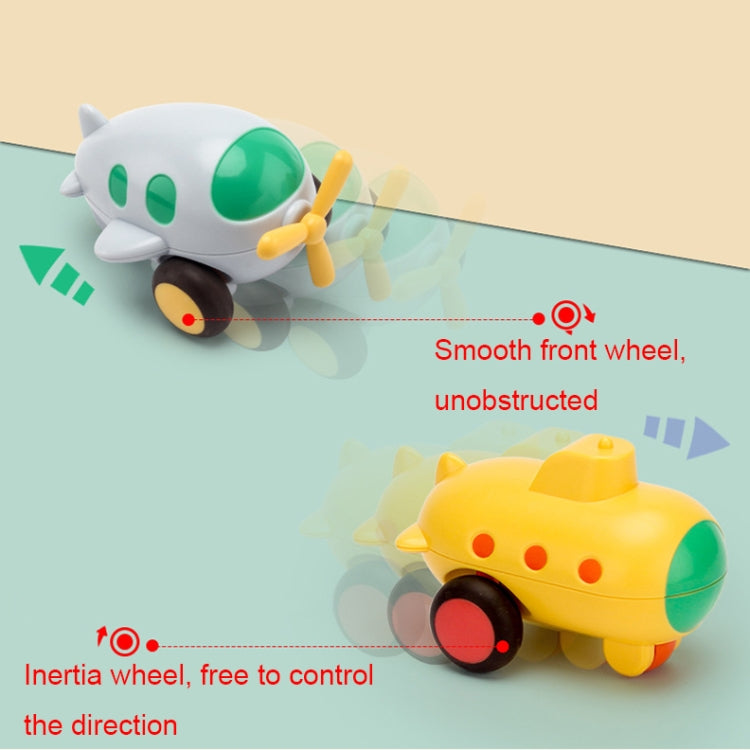 Children Cartoon Fell-Resistant Mini Inertial Pull Back Toy Car(Helicopter) - Model Toys by buy2fix | Online Shopping UK | buy2fix