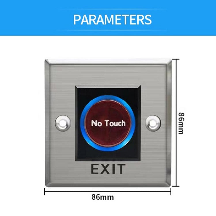 Infrared Induction Contact-free Access Control Door Open Button - Security by buy2fix | Online Shopping UK | buy2fix