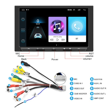 7 inch Carplay GPS Navigation Reverse Integrated Machine, Style: Standard+AHD Camera(2+32G) - In Car by buy2fix | Online Shopping UK | buy2fix