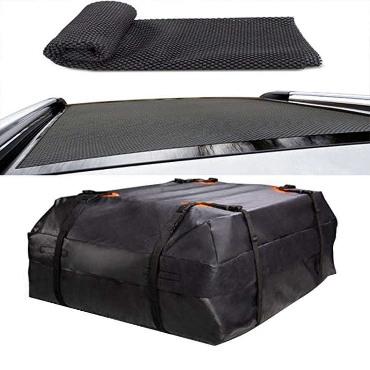 600D Oxford Cloth Car Roof Waterproof Luggage Storage Bag, Style: Roof Pack+Non-slip Mat - In Car by buy2fix | Online Shopping UK | buy2fix