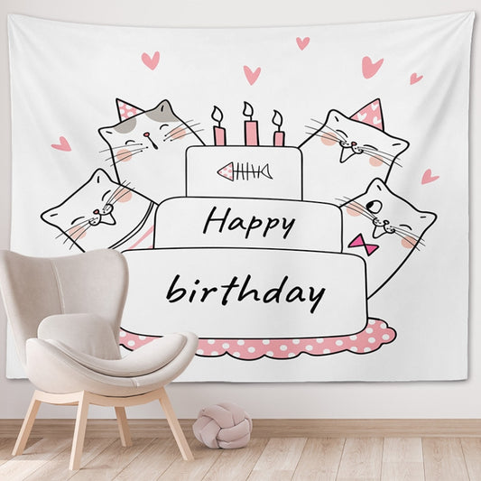 Happy Birthday Photo Backdrop Party Decoration Tapestry, Size: 150x130cm(GT56-2) - Camera Accessories by buy2fix | Online Shopping UK | buy2fix