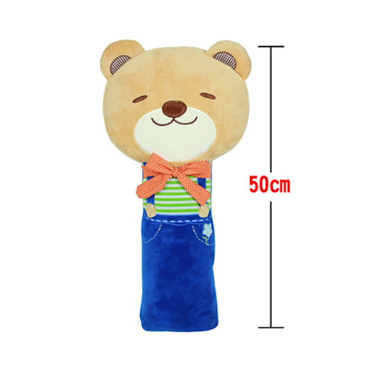 50cm Children Car Belt Cartoon Shoulder Protector Pillow(Chocolate Bar) - In Car by buy2fix | Online Shopping UK | buy2fix