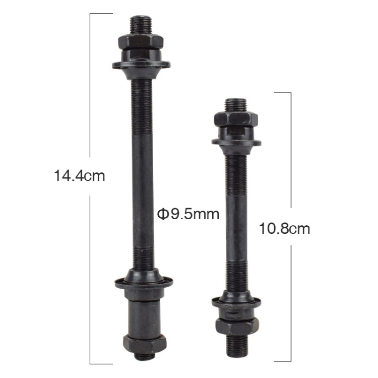 3pcs Bicycle Hollow Shaft Hub Quick Release Rod Bearing Modification Accessories, Specification: Front Axle - Outdoor & Sports by buy2fix | Online Shopping UK | buy2fix