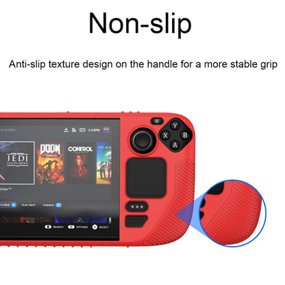 For Steam Deck V3 Non-slip Silicone Protective Case for Pocket Consoles(Black) - Accessories by buy2fix | Online Shopping UK | buy2fix