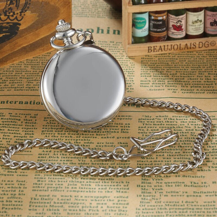 pm240 Classic Double Open Double Face Vintage Manual Mechanical Pocket Watch with Roman Lettering(Round Opening Gold Shell Gold Face) - Necklace Watch Watches by buy2fix | Online Shopping UK | buy2fix