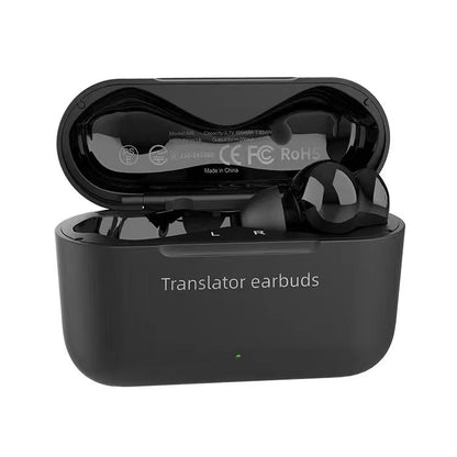 M6 Multi-country Mutual Translation Smart Bluetooth Translation Earphone Supports 127 Languages (Black) -  by buy2fix | Online Shopping UK | buy2fix