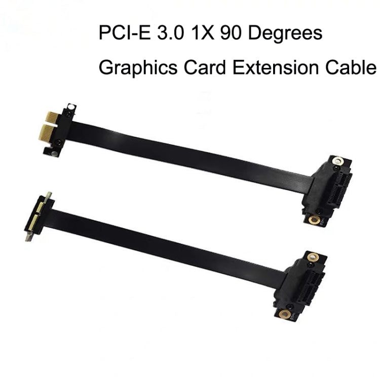 PCI-E 3.0 1X 90 Degrees Graphics Card / Wireless Network Card Extension Cable, Cable Length: 15cm -  by buy2fix | Online Shopping UK | buy2fix