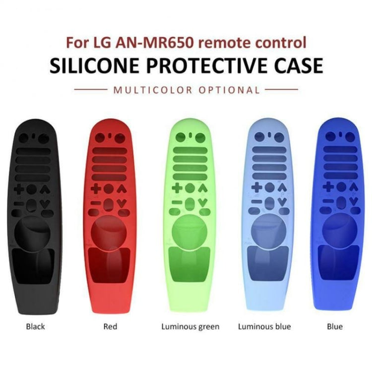 Y5 For LG AN-MR600/MR650/MR18BA/MR19BA Remote Control Silicone Protective Cover(Luminous Blue) - Consumer Electronics by buy2fix | Online Shopping UK | buy2fix