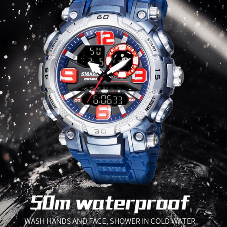 SMAEL 1921 Outdoor Sports Waterproof Men Luminous Time Watch Electronic Watch(Black Gold) - LED Digital Watches by SMAEL | Online Shopping UK | buy2fix