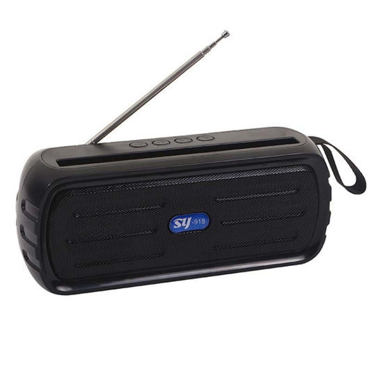 BAIJIALI SY-918 Solar Emergency Radio Read U Disk Large Volume Speaker LED Light Portable Player(Black) - Consumer Electronics by BAIJIALI | Online Shopping UK | buy2fix