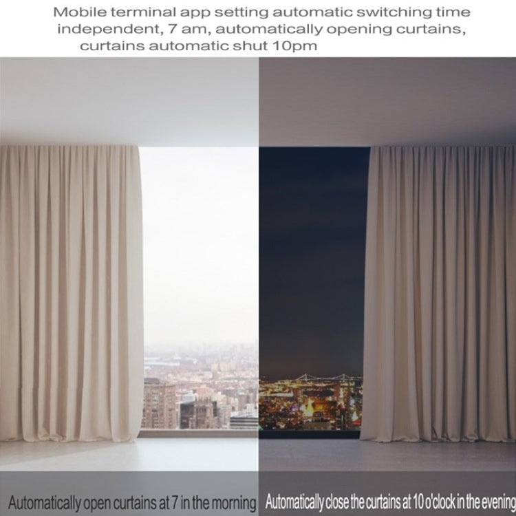 X101 Smart Home Automatic Curtain Machine With RC, Style: Roman Pole Model Double Host - Consumer Electronics by buy2fix | Online Shopping UK | buy2fix