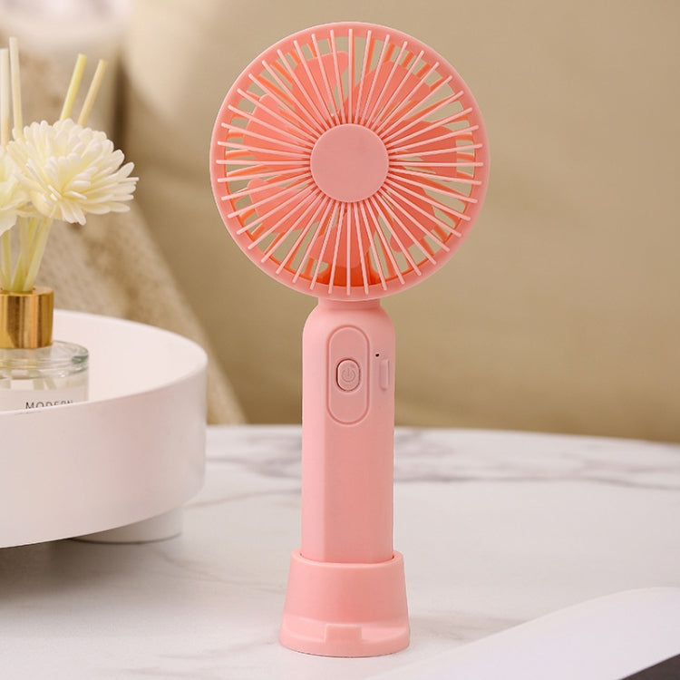 M9 Handheld Mini Fan Outdoor USB Charging Desktop Fan 2500mAh(Pink) - Consumer Electronics by buy2fix | Online Shopping UK | buy2fix