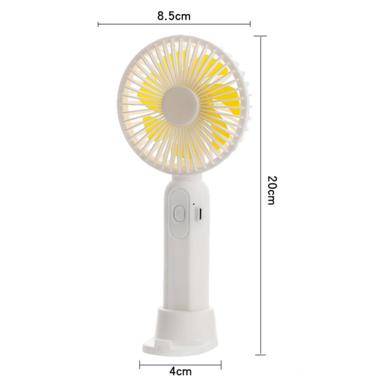 M9 Handheld Mini Fan Outdoor USB Charging Desktop Fan 2500mAh(White) - Consumer Electronics by buy2fix | Online Shopping UK | buy2fix