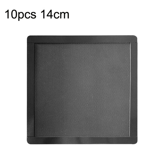 10pcs 14cm With Magnetic Suction PVC Cooling Fan Dust Net Desktop Computer Industrial Fan Filter Cover -  by buy2fix | Online Shopping UK | buy2fix