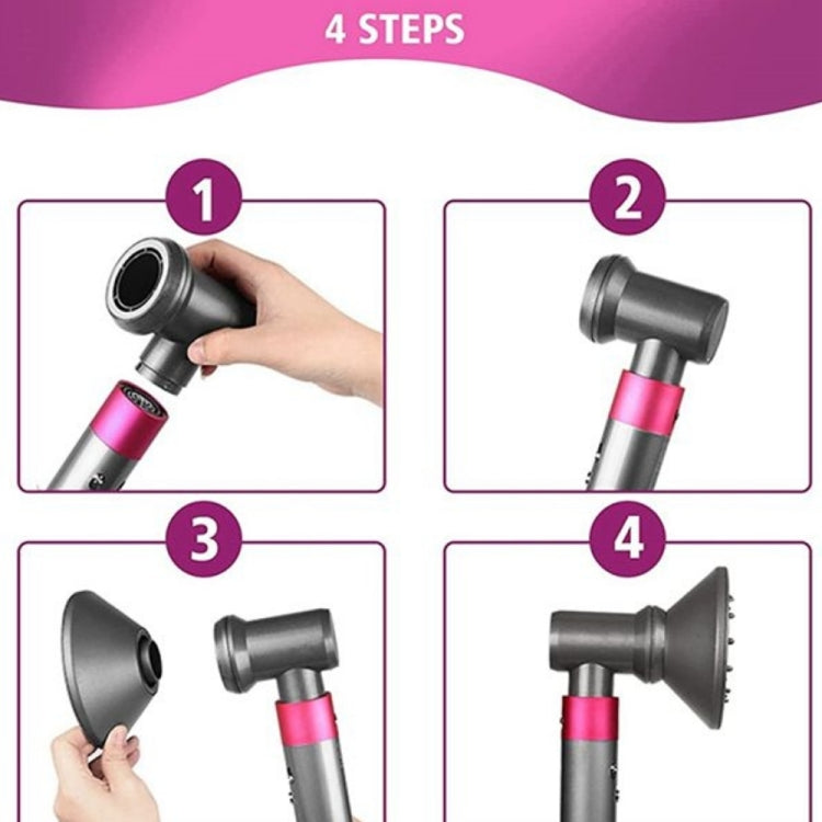 For Dyson Hair Dryer Airwarp Diffusion Nozzle Attachment Replacement Accessories With Adapter - Consumer Electronics by buy2fix | Online Shopping UK | buy2fix