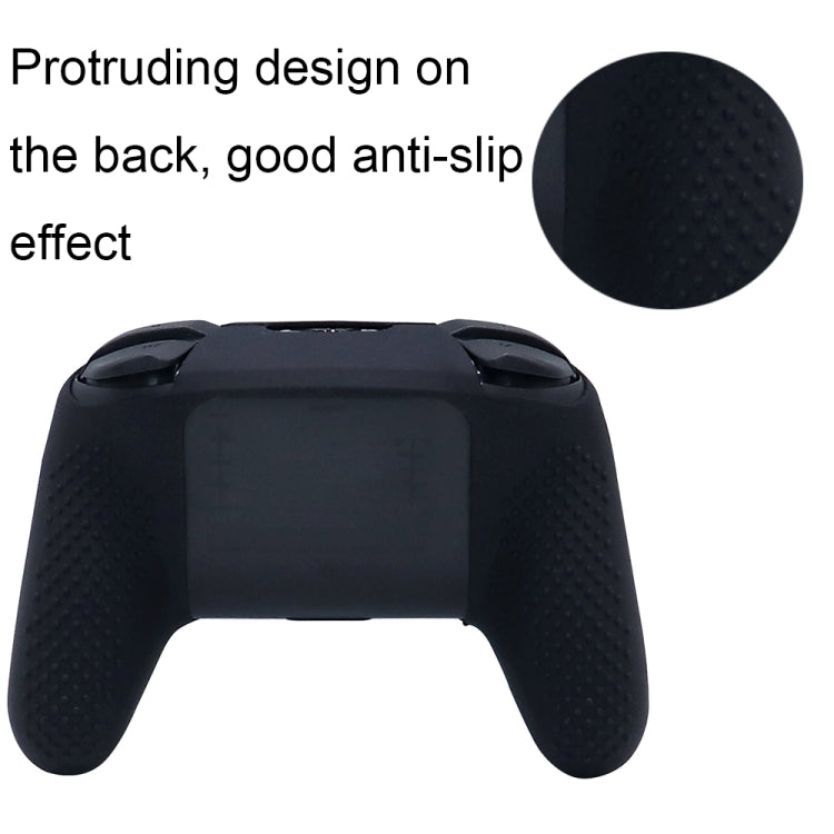 For Nintendo Switch Pro Game Handle Soft Shock Absorbing Silicone Protective Sleeve(Green) - Cases by buy2fix | Online Shopping UK | buy2fix