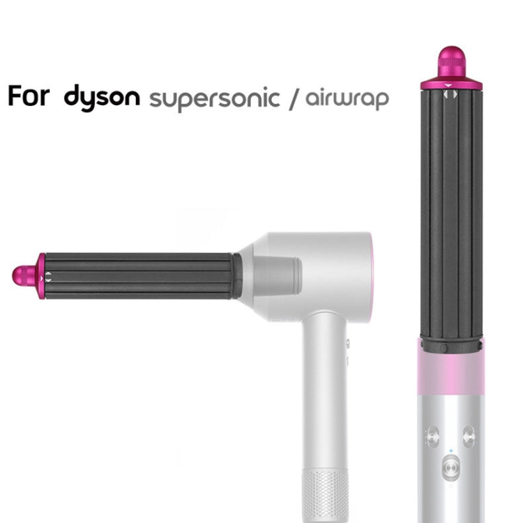 For Dyson Airwrap Hair Dryer HS01 / HS05 / HD08 18.6 x 4cm Upgraded Long Curling Barrels Nozzle With Short Adapter Rose Red -  by buy2fix | Online Shopping UK | buy2fix