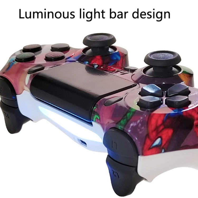 For PS4 Wireless Bluetooth Game Controller With Light Strip Dual Vibration Game Handle(Line) - Gamepads by buy2fix | Online Shopping UK | buy2fix