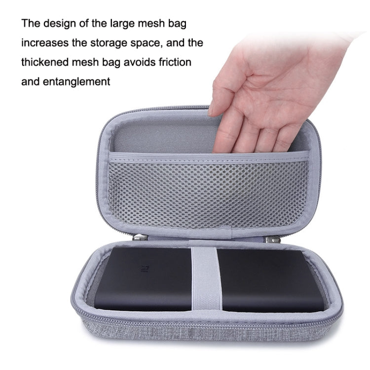 GH1305 Small Mobile Power Storage Bag EVA Digital Accessories Finishing Box Earphone Data Cable Bag - Digital Storage Bag by buy2fix | Online Shopping UK | buy2fix