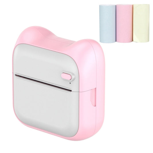 A31 Bluetooth Handheld Portable Self-adhesive Thermal Printer, Color: Pink+3 Rolls Colored Paper - Printer by buy2fix | Online Shopping UK | buy2fix