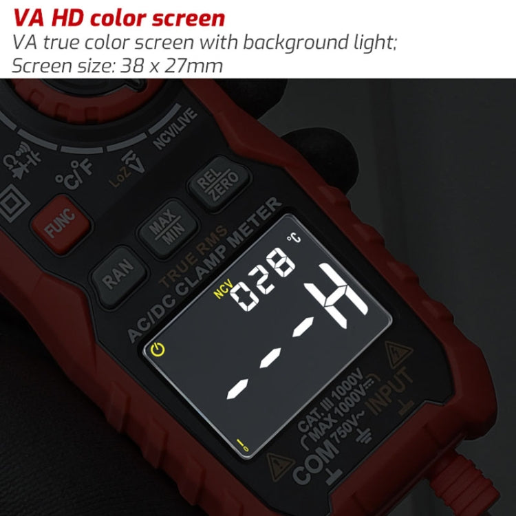 TASI TA813B Clamp Meter High Accuracy AC DC Voltage Ammeter - Digital Multimeter by TASI | Online Shopping UK | buy2fix