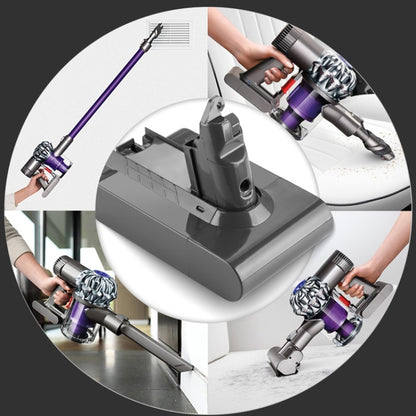 For Dyson V8 Series 21.6V Cordless Vacuum Cleaner Battery Sweeper Spare Battery, Capacity: 3500mAh - Dyson Accessories by buy2fix | Online Shopping UK | buy2fix