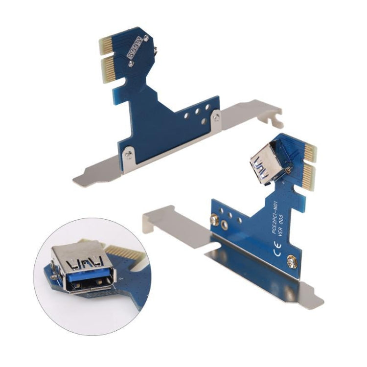 PCI-E 1X To Dual PCI Riser Card Extend Adapter Add Expansion Card For PC Computer - Add-on Cards by buy2fix | Online Shopping UK | buy2fix