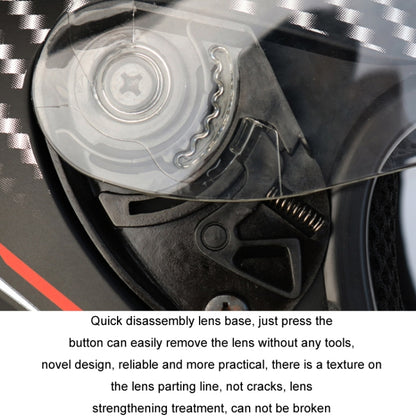 KUQIBAO Motorcycle Smart Bluetooth Sun Protection Double Lens Safety Helmet, Size: XXL(Matte Black Phantom Fiber) - Helmets by KUQIBAO | Online Shopping UK | buy2fix