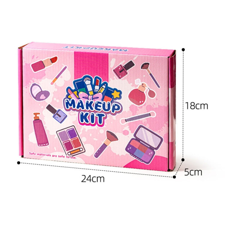 11pcs/set Girls Simulation Dressing Makeup Box Play House Non-toxic Cosmetics Set, Style: Wave Dot Bag 1162 - Pretend Play Toys by buy2fix | Online Shopping UK | buy2fix