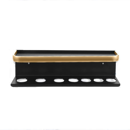 For Dyson Airwrap Wall-mounted Shelf Storage Rack, Color: A Type Black Gold - Shelves by buy2fix | Online Shopping UK | buy2fix